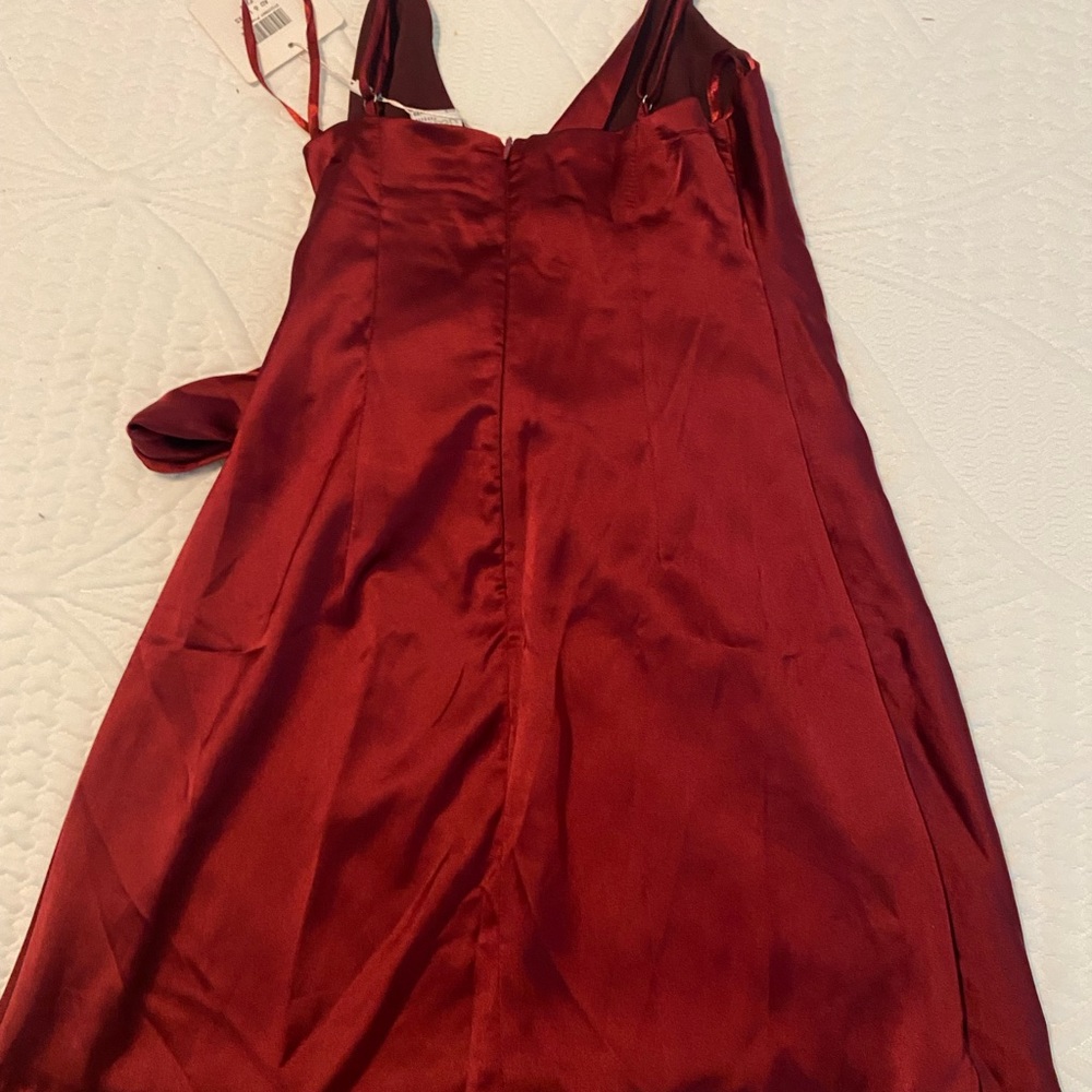 WRAP DRESS PLUM - Picture 3 of 5